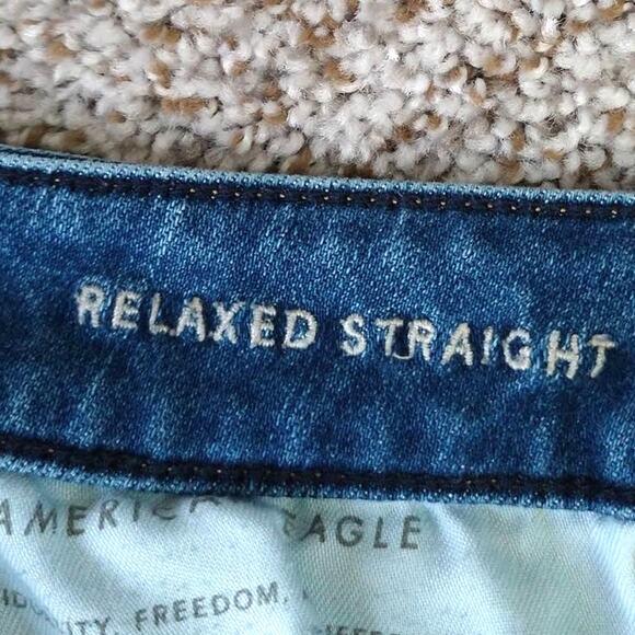 American Eagle AEO Relaxed Straight Fit jeans size 8 - Picture 8 of 11